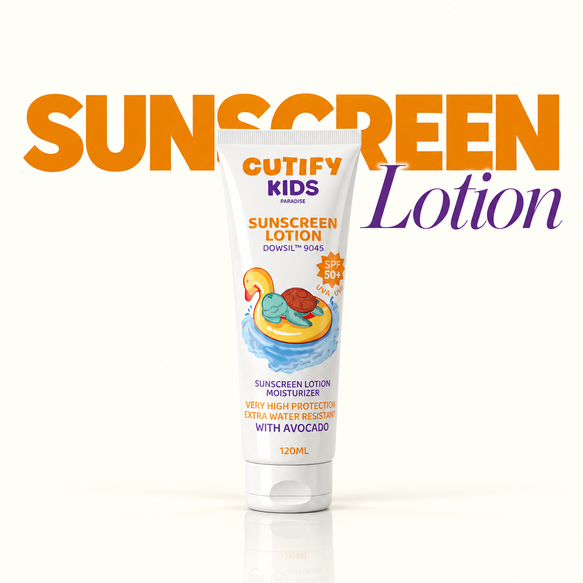 SUNSCREEN LOTION SPF50+  UVA/UVB 120ML