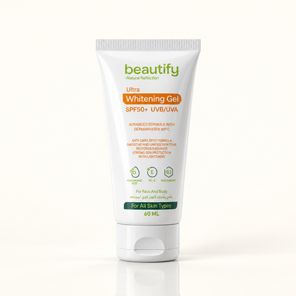 SUNSCREEN WHITENING ULTRA  GEL  SPF50+  UVA/UVB 60ML