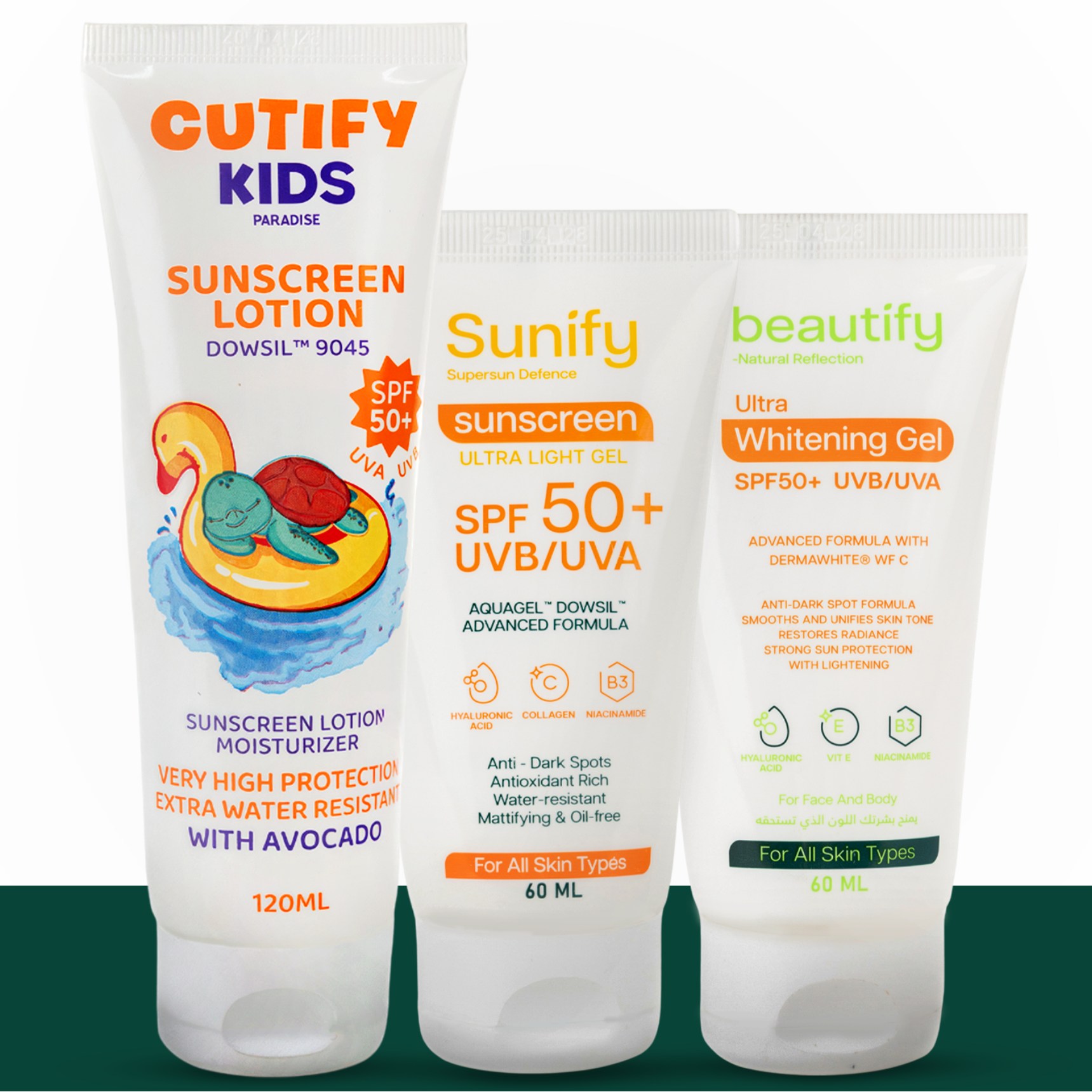 Family Sun Defense Routine 3 Sunscreen