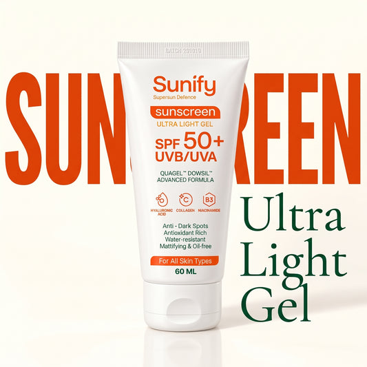 SUNSCREEN ULTRA LIGHT GEL SPF50+  UVA/UVB 60ML
