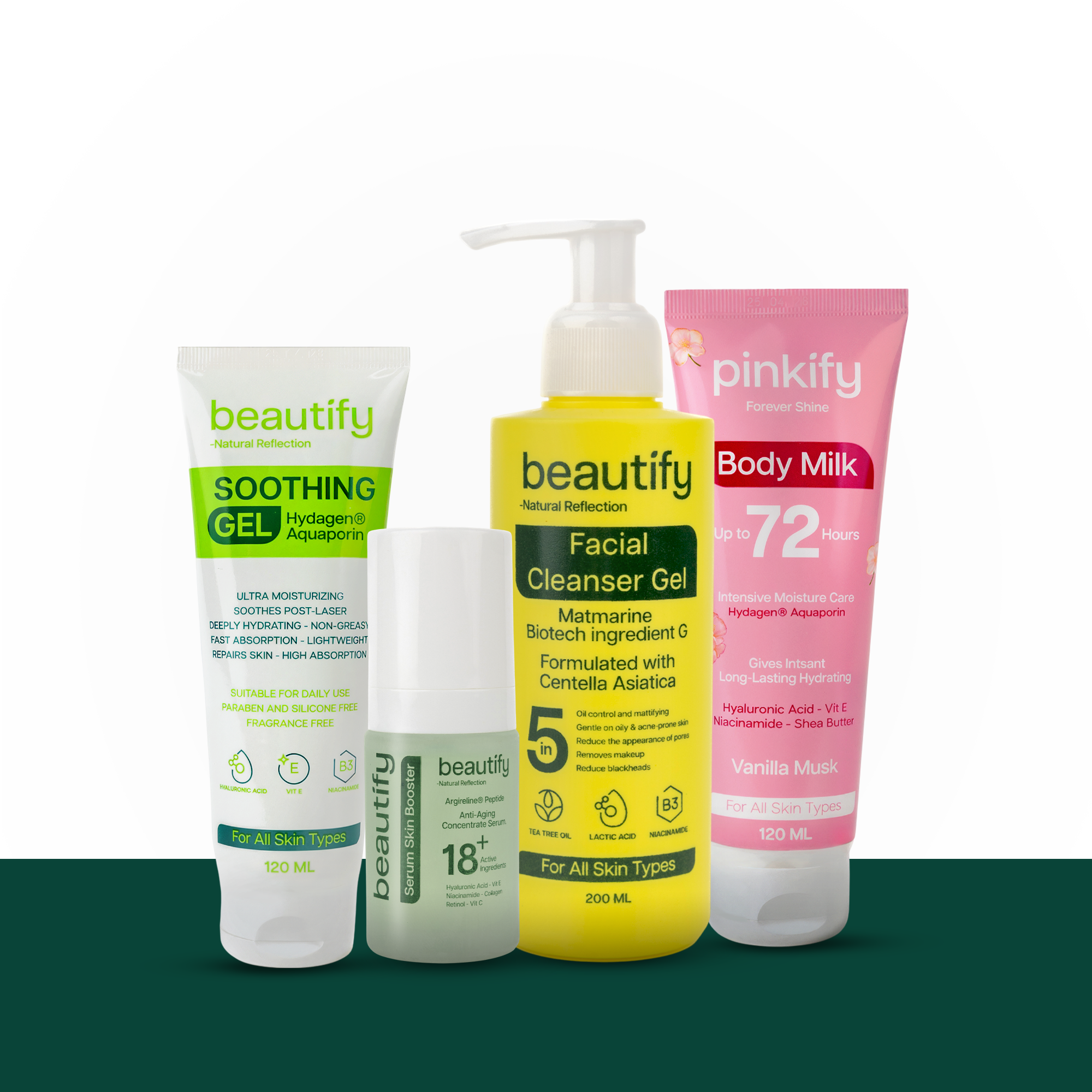 SKIN BOOSTER – Full Face & Body Care Routine