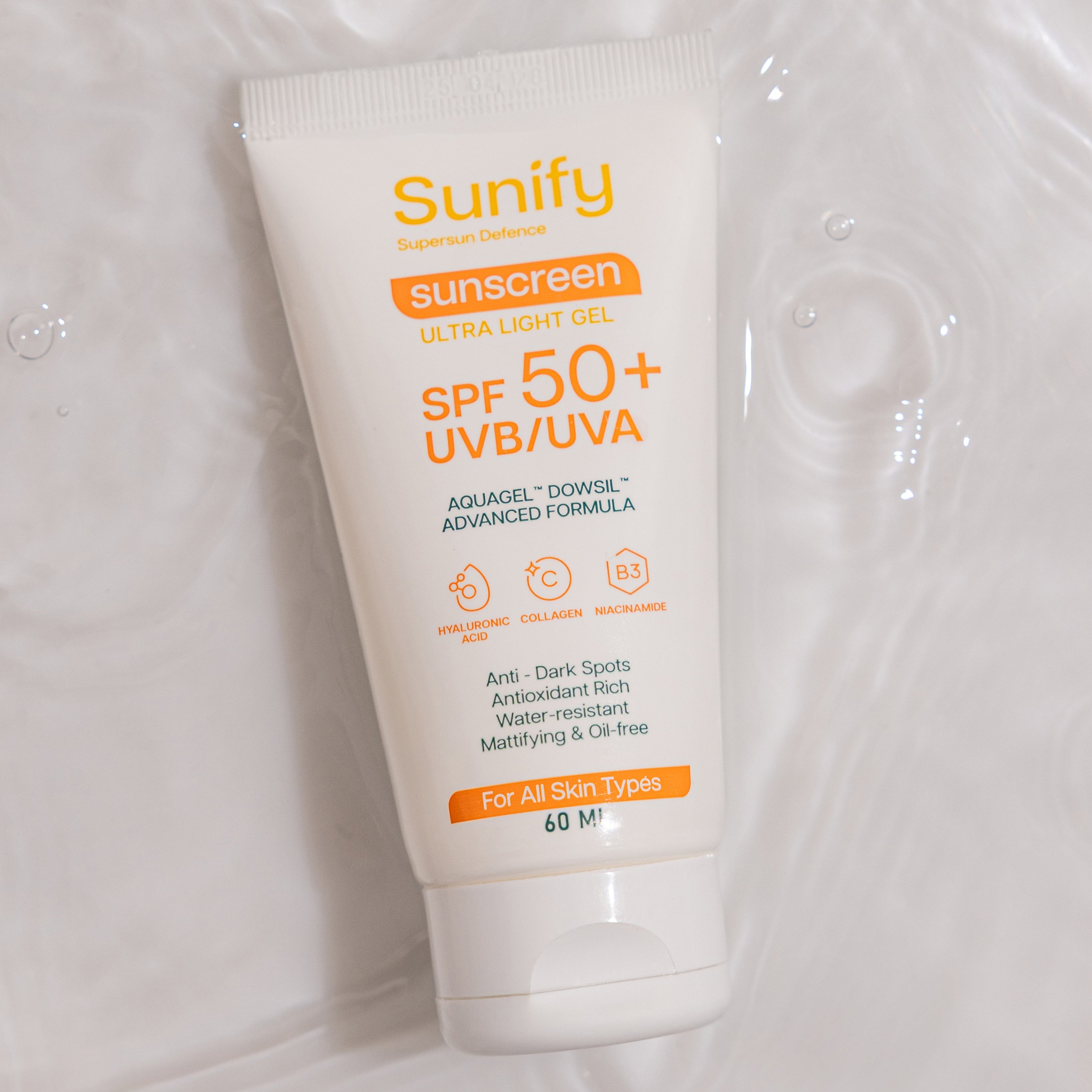 جل واقي من الشمس بعامل حماية  SPF50+ UVA/UVB