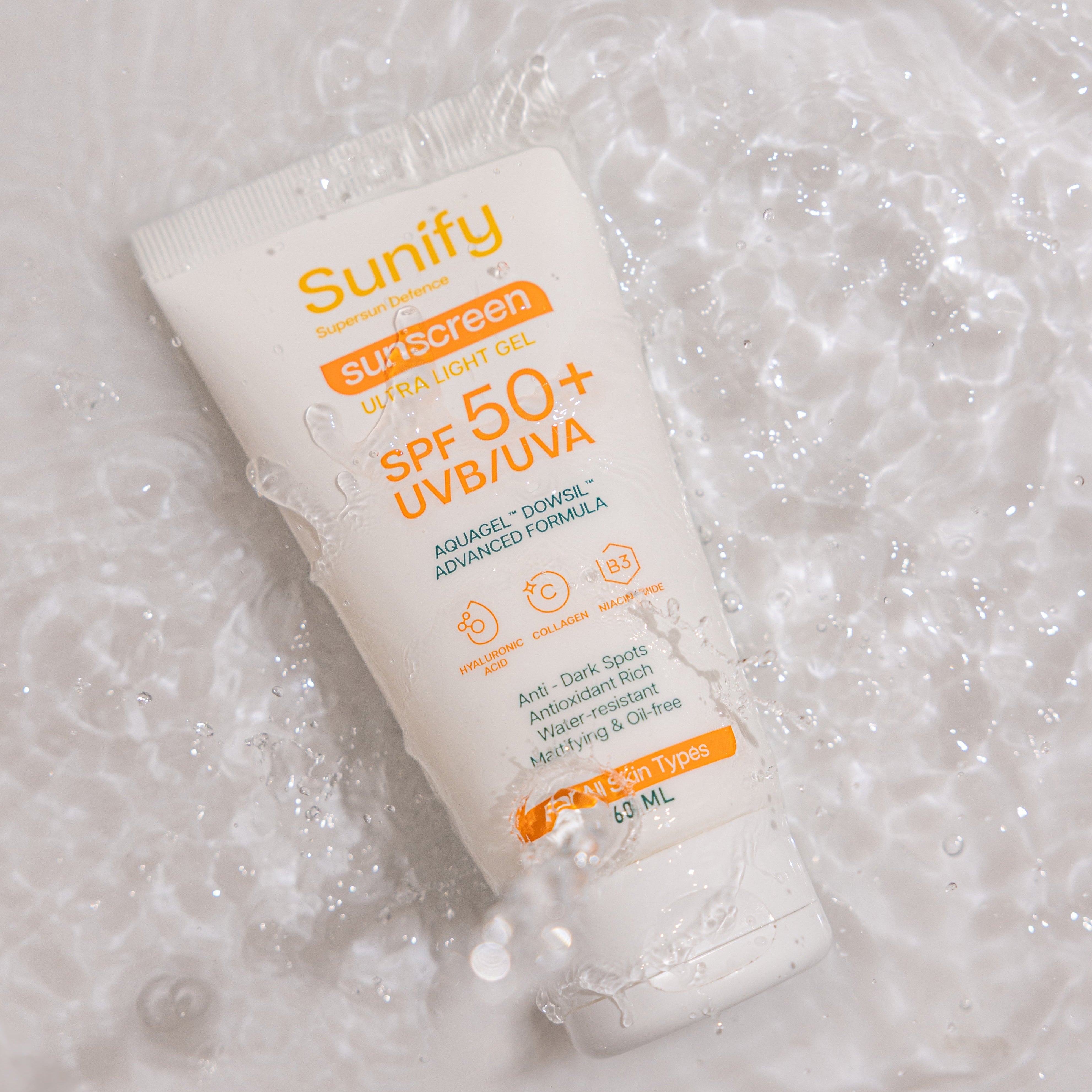 SUNSCREEN ULTRA LIGHT GEL SPF50+  UVA/UVB 60ML