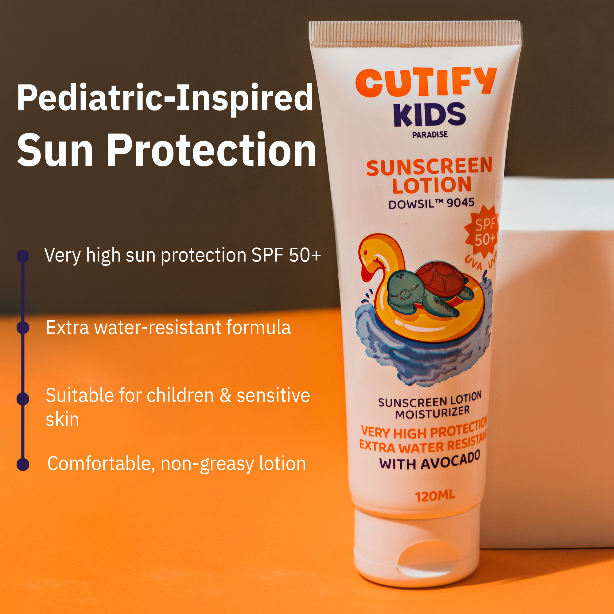 SUNSCREEN LOTION SPF50+  UVA/UVB 120ML