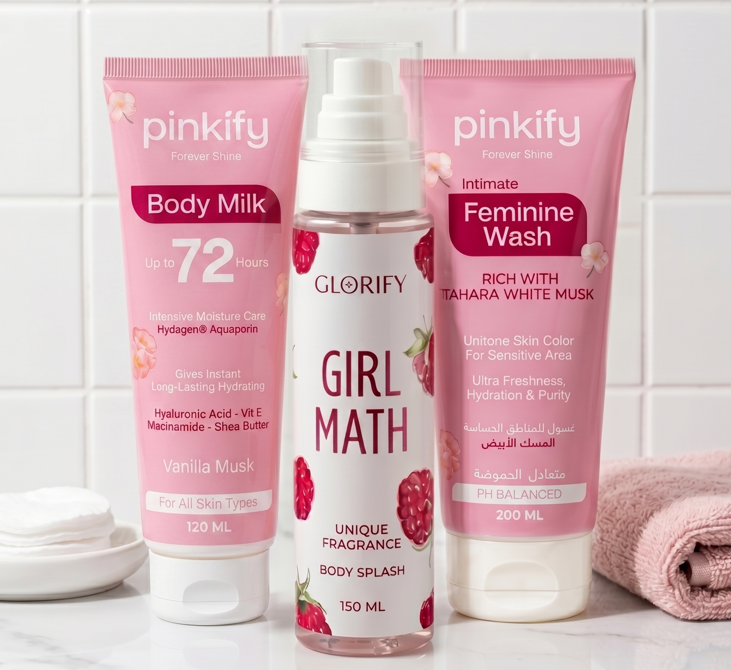 PINKIFY Body Glow Routine
